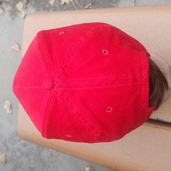 Vintage UNISYS Embroidered Corduroy Snapback Cotton Cap Hat w/Rope - Picture 4 of 9